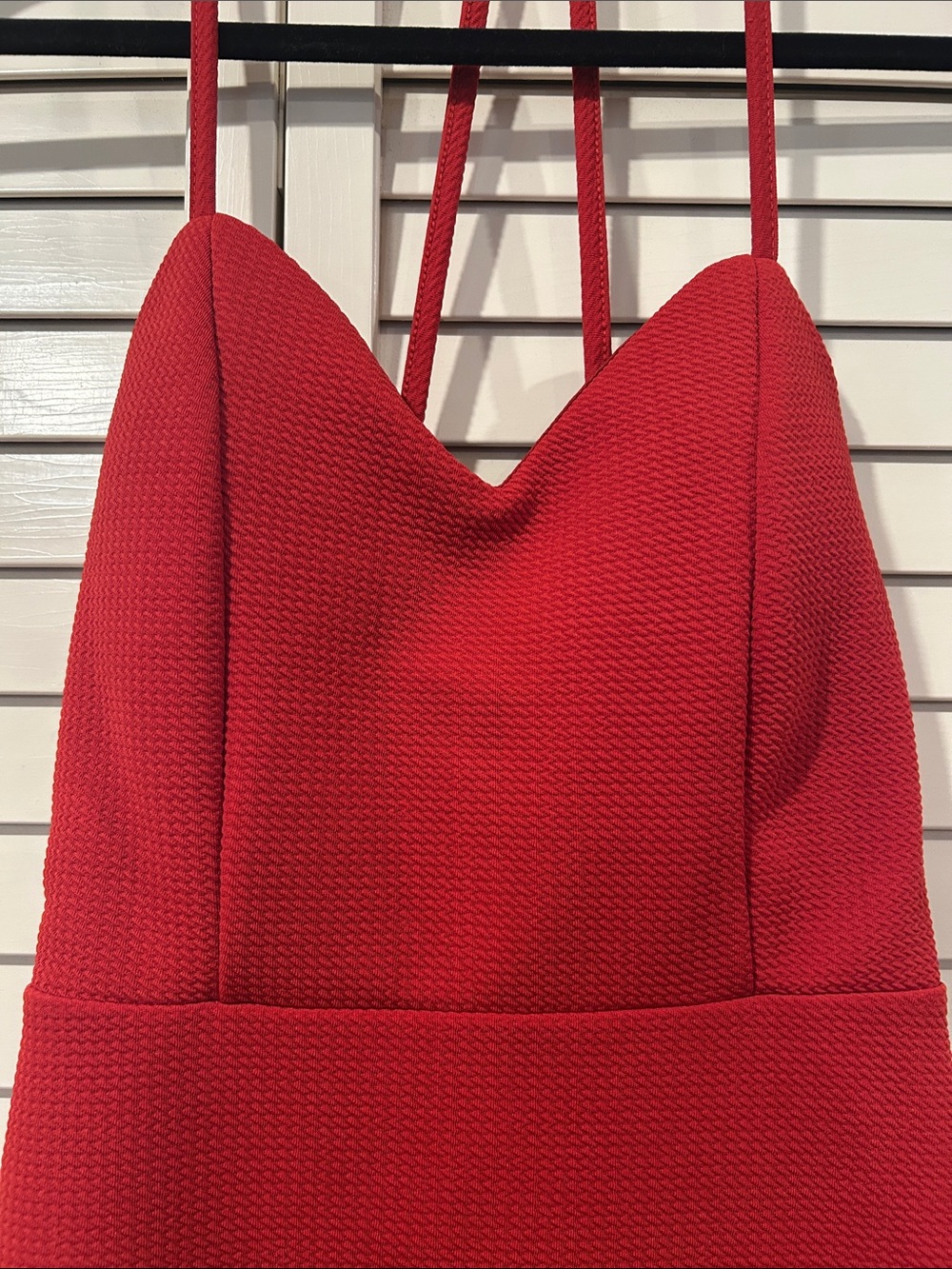 Charlotte Russe Red Strappy Mini Dress Size S - Picture 2 of 5